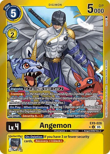EX9-026 Angemon Limited Foil Single