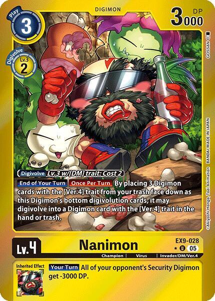 EX9-028 Nanimon Limited Foil Single