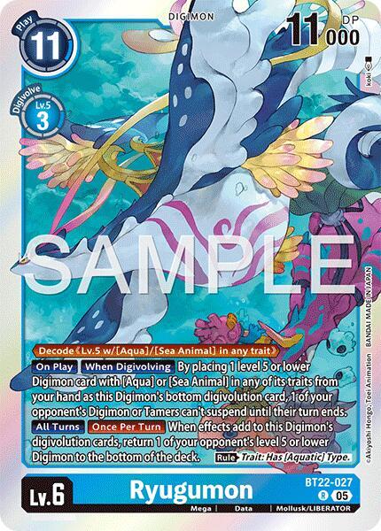 BT22-027 Ryugumon Single