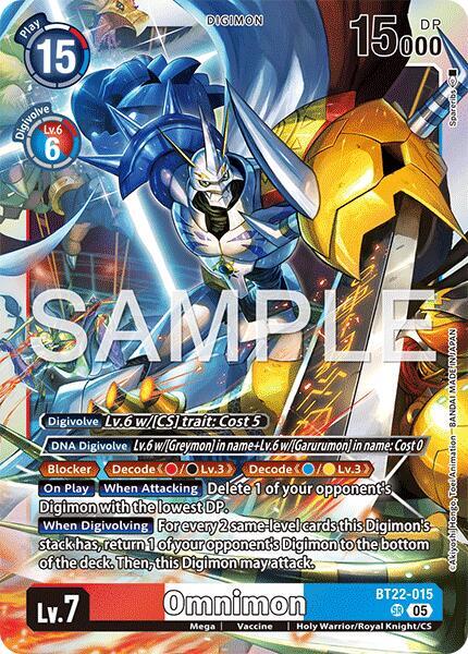BT22-015 Omnimon Single