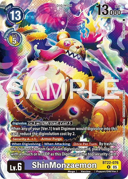 BT22-076 ShinMonzaemon Single