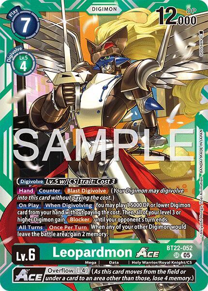 BT22-052 Leopardmon ACE Single