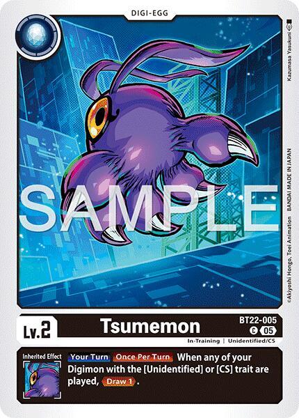 BT22-005 Tsumemon Single