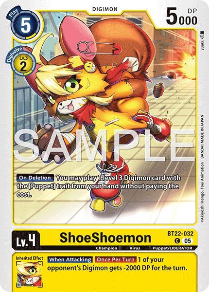 BT22-032 ShoeShoemon Single