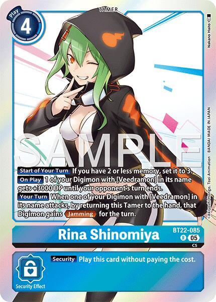 BT22-085 Rina Shinomiya Single