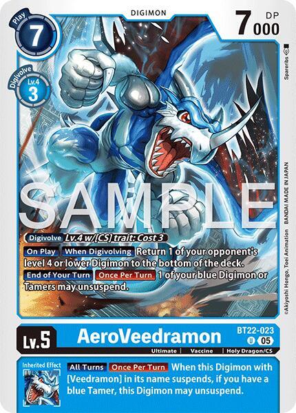 BT22-023 AeroVeedramon Single