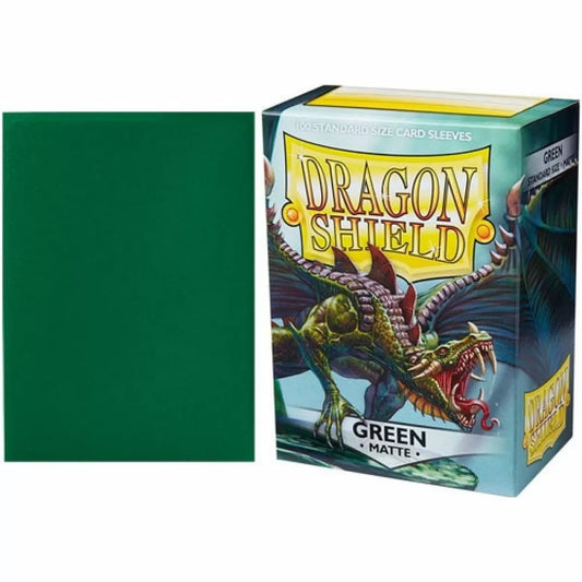 Dragon Shield Sleeves Green Matte - 100