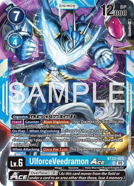 BT22-025 UlforceVeedramon ACE Single