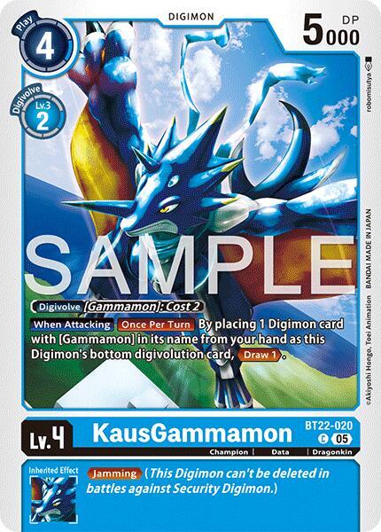 BT22-020 KausGammamon Single