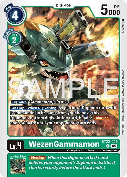 BT22-045 WezenGammamon Single
