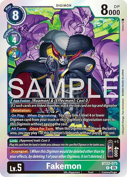 BT22-075 Fakemon Single