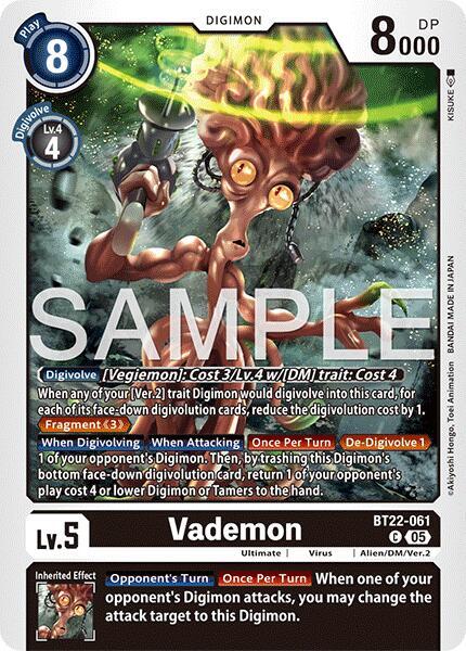 BT22-061 Vademon Single