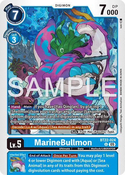 BT22-024 MarineBullmon Single