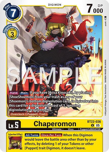 BT22-036 Chaperomon Single