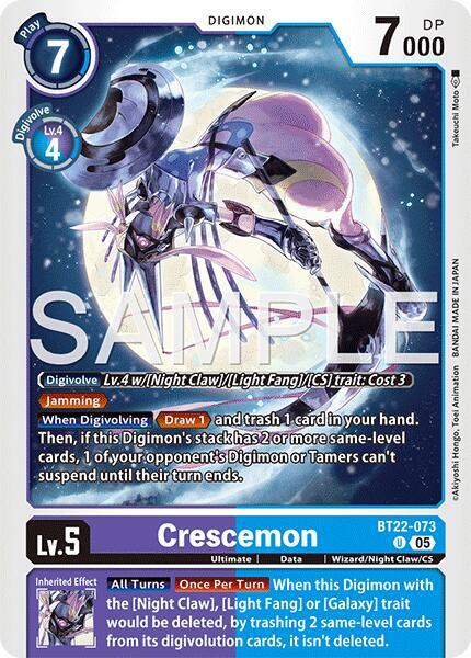 BT22-073 Crescemon Single