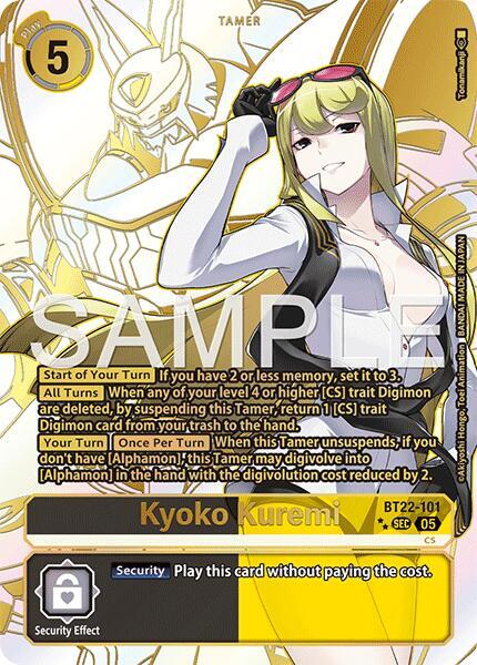 BT22-101 Kyoko Kuremi Rare Pull Single