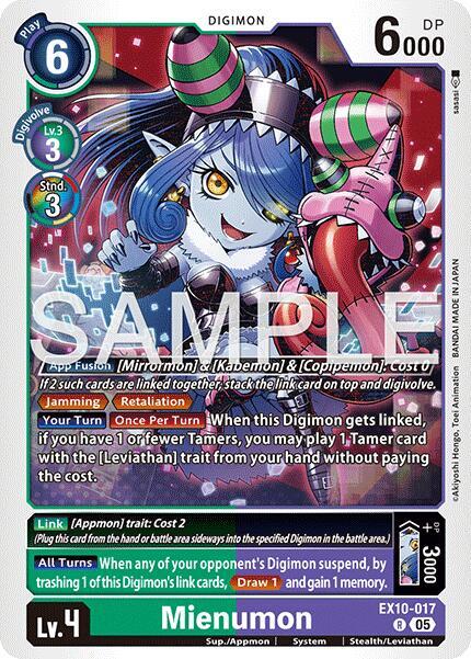 EX10-017 Mienumon Single