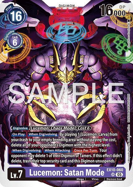 EX10-060 Lucemon: Satan Mode Single