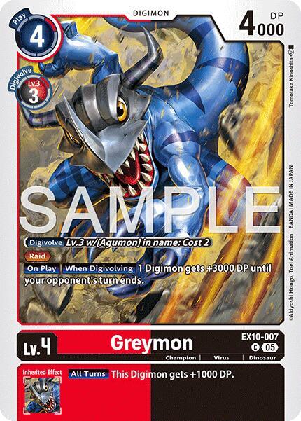 EX10-007 Greymon Single