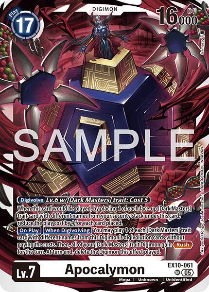 EX10-061 Apocalymon Single