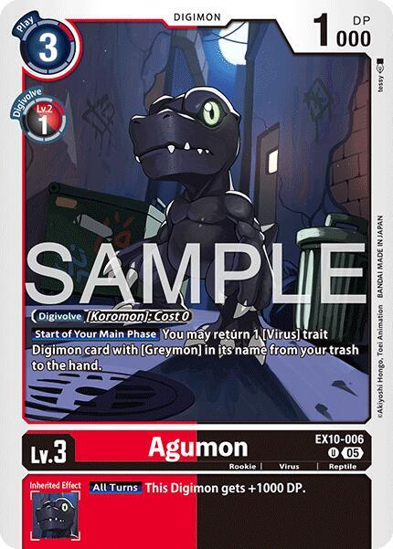 EX10-006 Agumon Single