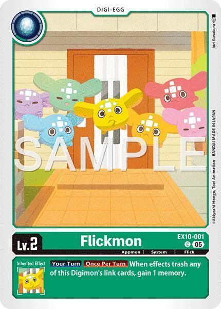 EX10-001 Flickmon Single