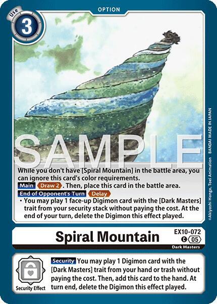 EX10-072 Spiral Mountain Single
