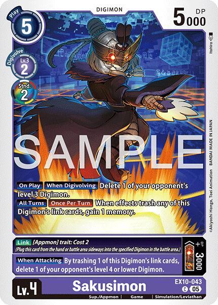 EX10-043 Sakusimon Single