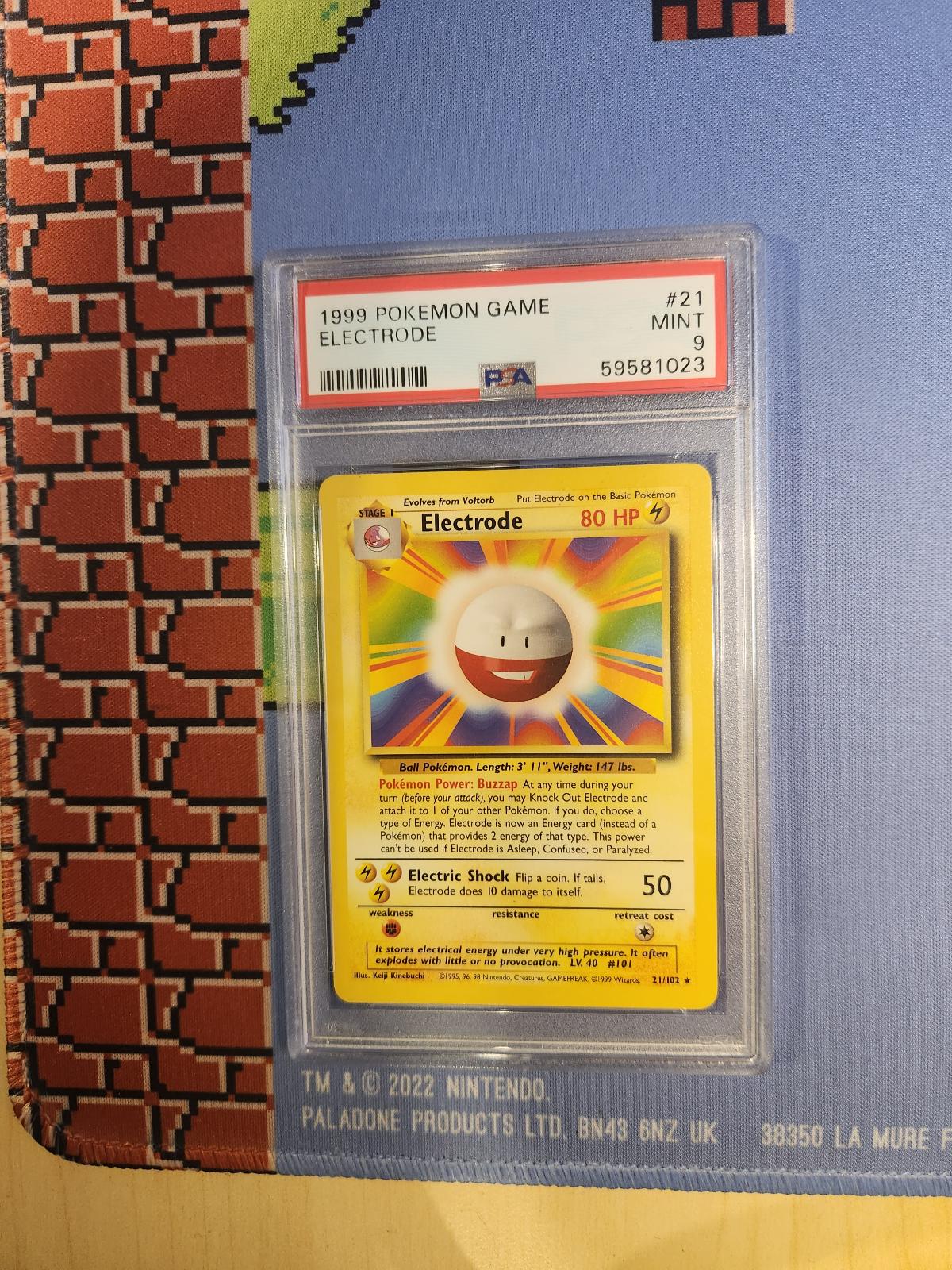 ELECTRODE 21/102 GAME POKEMON PSA 9