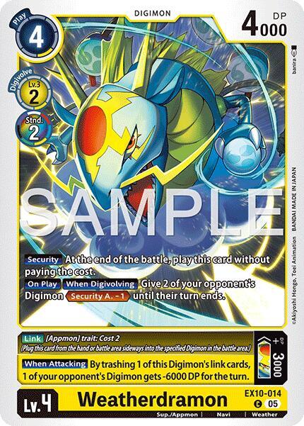 EX10-014 Weatherdramon Single
