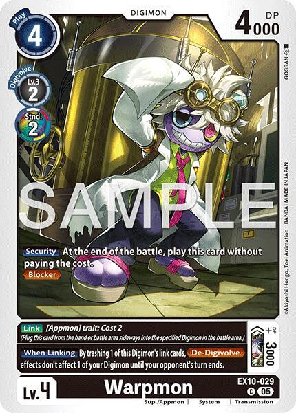 EX10-029 Warpmon Single