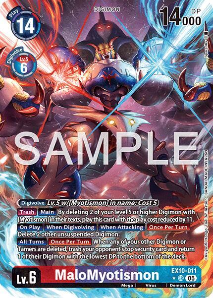 EX10-011 MaloMyotismon (Alternate Art) Single