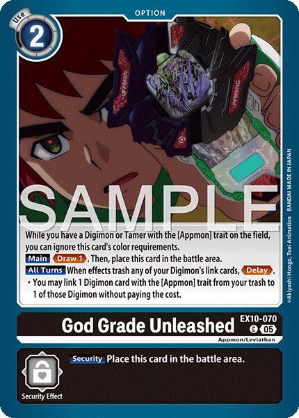 EX10-070 God Grade Unleashed Single