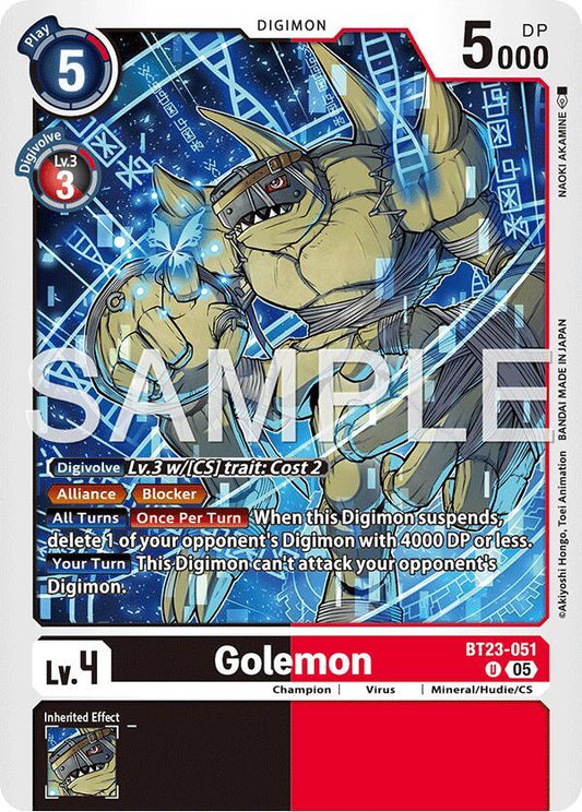 BT23-051 Golemon Single