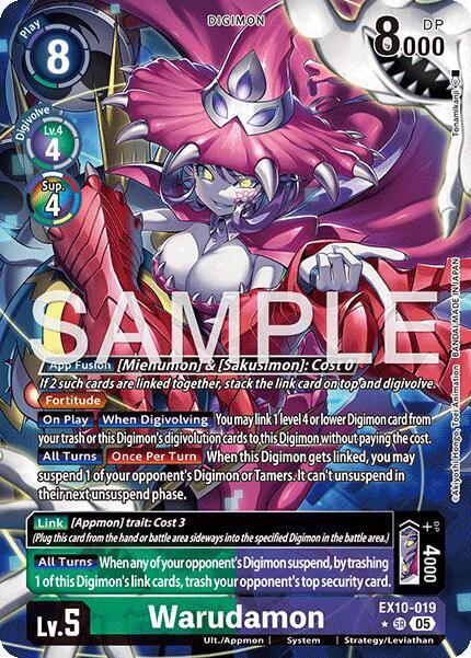 EX10-019 Warudamon (Alternate Art) Single