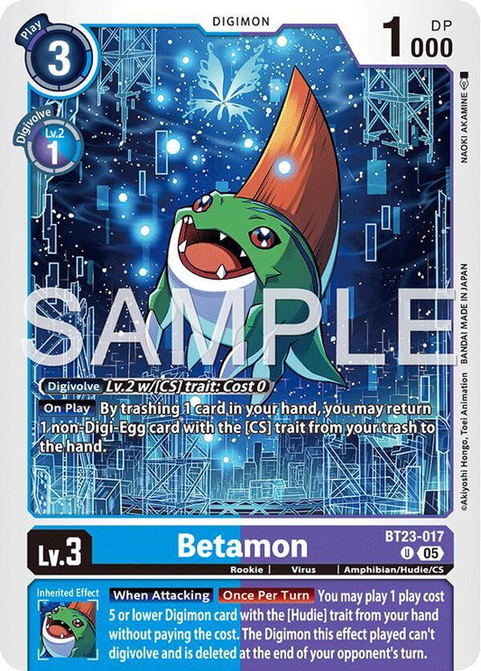 BT23-017 Betamon Single