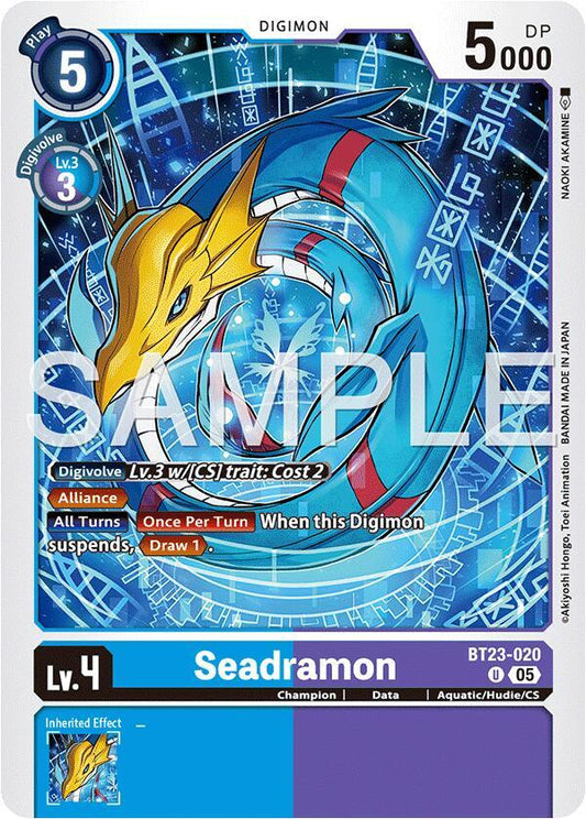 BT23-020 Seadramon Single
