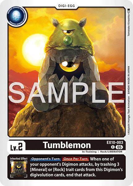 EX10-003 Tumblemon Single