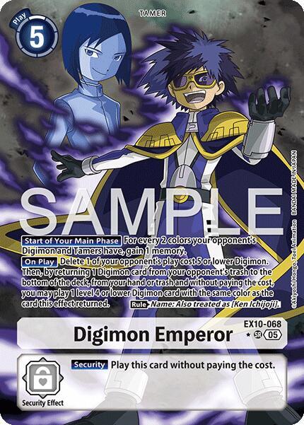 EX10-068 Digimon Emperor (Alternate Art) Single