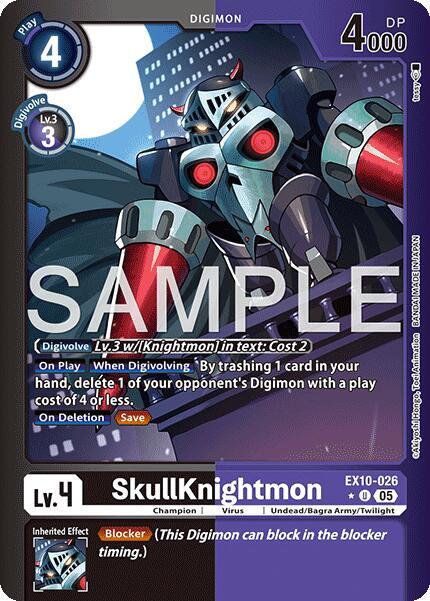 EX10-026 SkullKnightmon (Limited Foil) Single