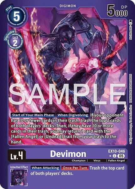 EX10-046 Devimon (Limited Foil) Single