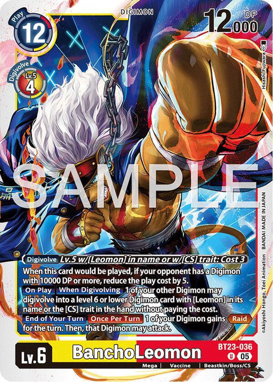 BT23-036 BanchoLeomon Single