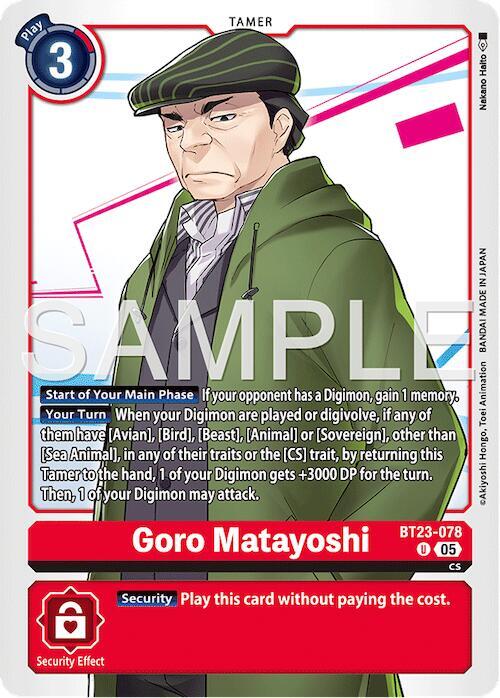 BT23-078 Goro Matayoshi Single