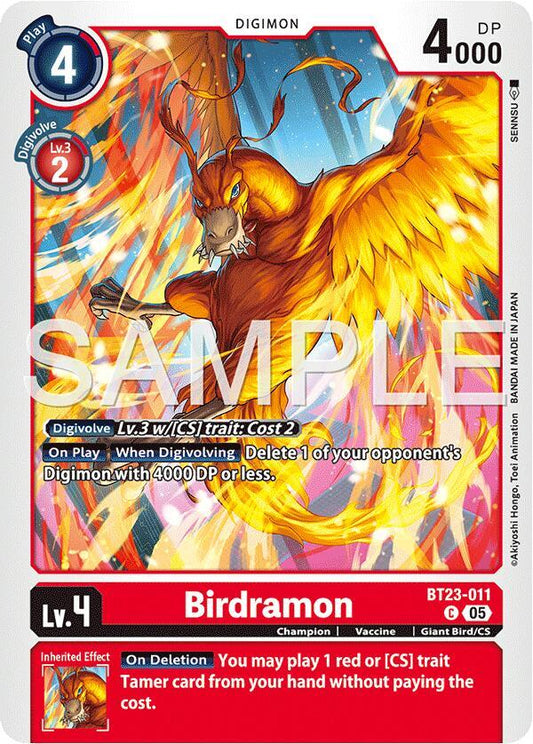 BT23-011 Birdramon Single