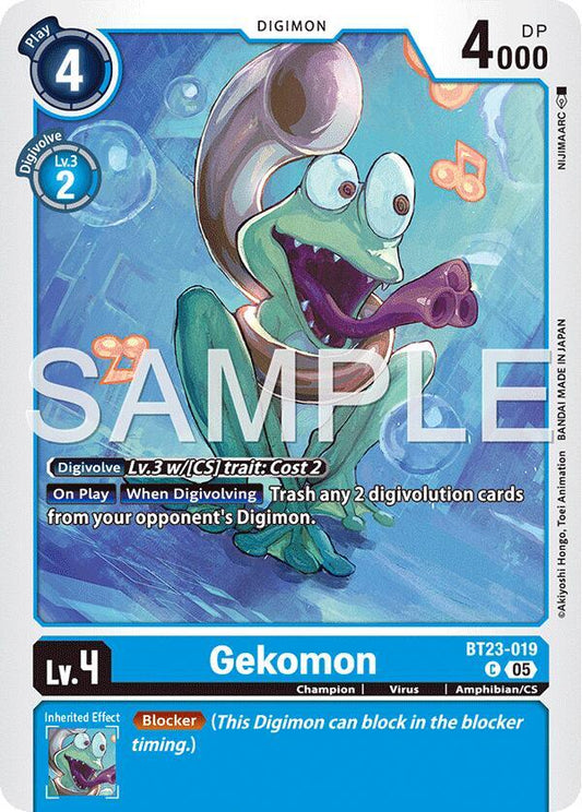 BT23-019 Gekomon Single