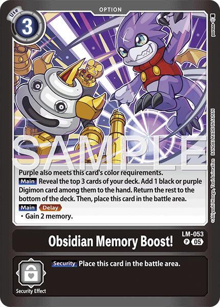 LM-053 Obsidian Memory Boost Single