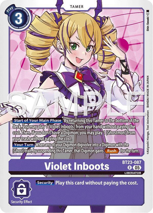 BT23-087 Violet Inboots Single