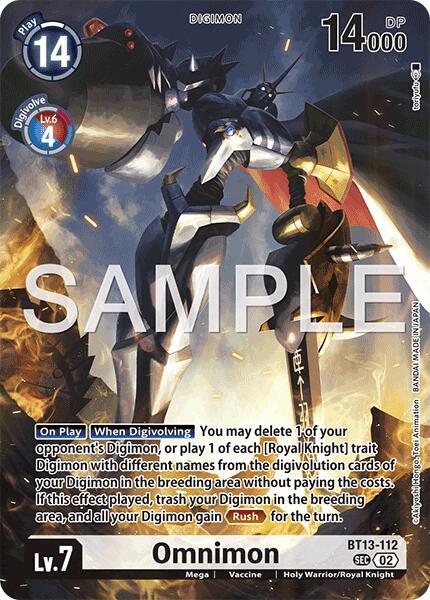 BT13-112 Omnimon LM Single