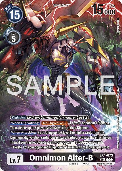 EX4-073 Omnimon Alter B Reprint LM Single