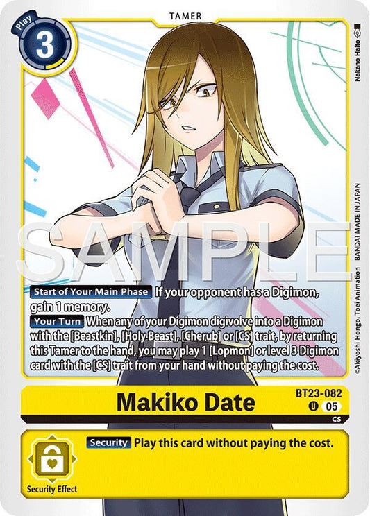 BT23-082 Makiko Date Single